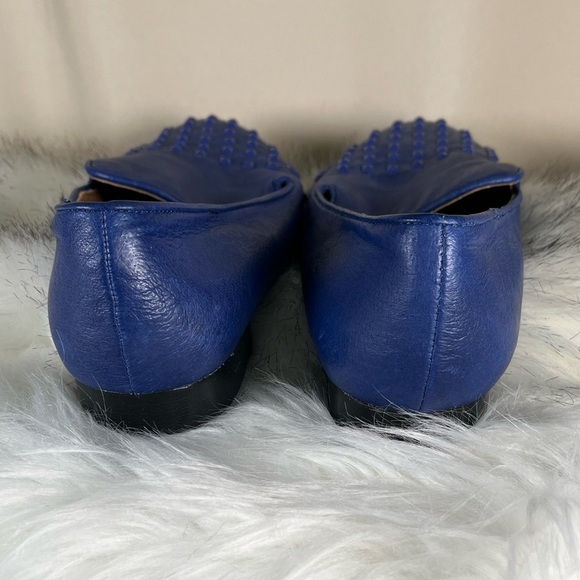 Steve Madden Blue Studded Flats - Picture 8 of 10